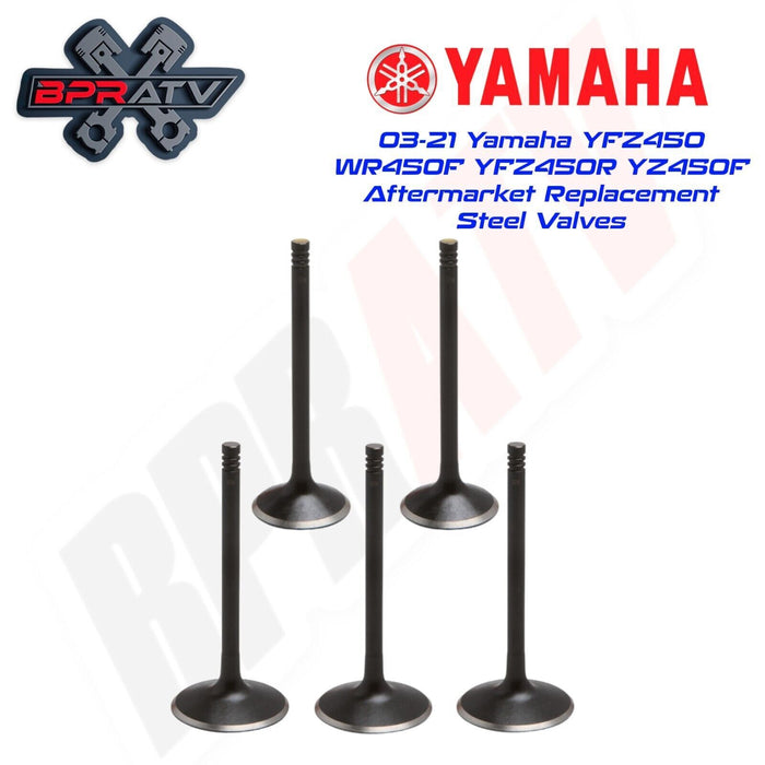 03-21 Yamaha YFZ450 WR450F YFZ450R YZ450F Aftermarket Replacement Steel Valves