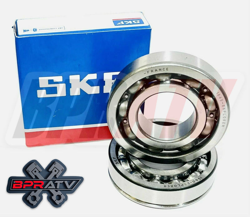 86-89 Honda TRX250R TRX 250R Main Crankshaft Bearings SKF & ProX Crank Seals Kit