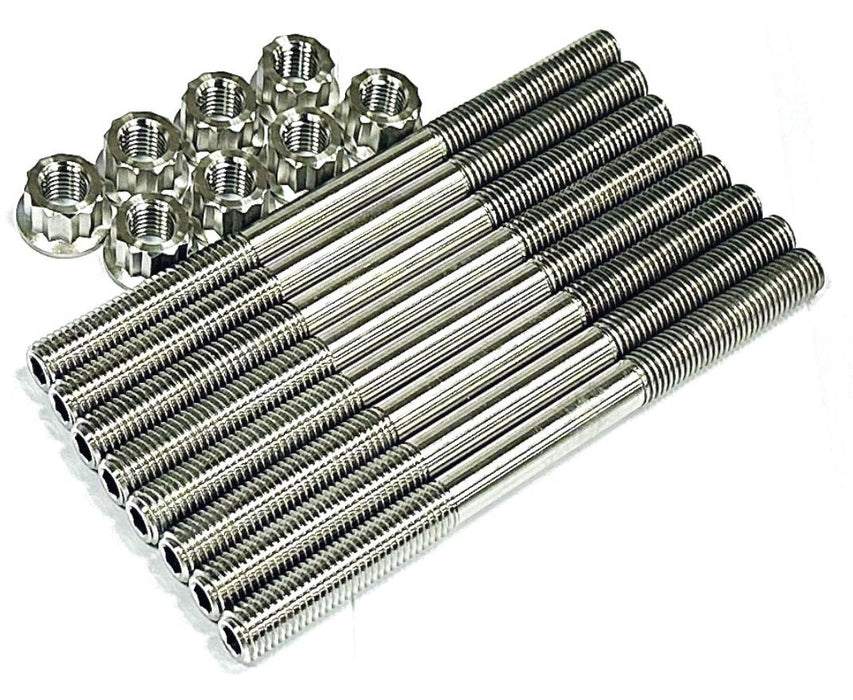 Yamaha YXZ1000R Cylinder Head Studs TITANIUM Heavy Duty Stud Nut Kit Set