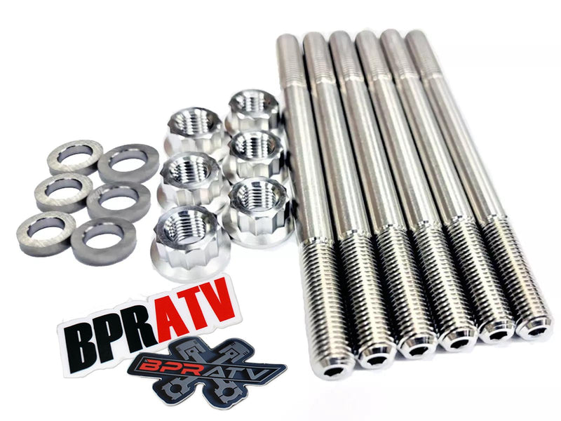 Polaris RZR Scrambler Sportsman 700 800 1000 XP Titanium Head Studs Kit Upgrade!
