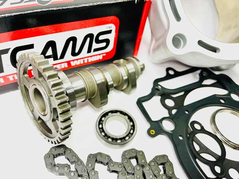 04 05 TRX 450R Stock Top End Engine Rebuild Kit Replacement Stage 2 Hot Cams Kit