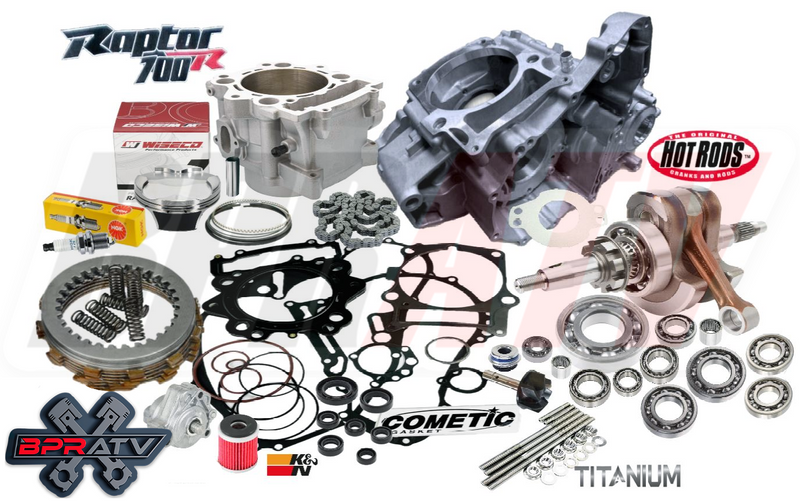 Raptor 700 Cases 105.5 Big Bore Stroker Complete 780 OEM Crankcases Rebuild Kit