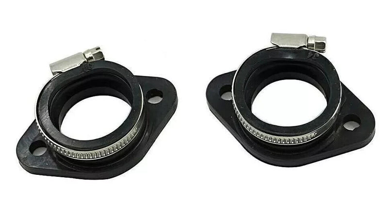 Banshee 38mm PWK Billet Intake Manifolds Keihin Air Striker Carb Dual Two Piece