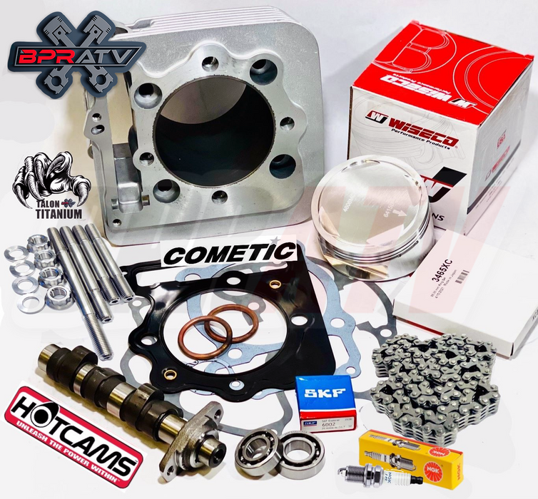 Honda 400EX 87m Big Bore Kit Stage 2 Hotcam +2 Cylinder Piston 416cc Top End Kit