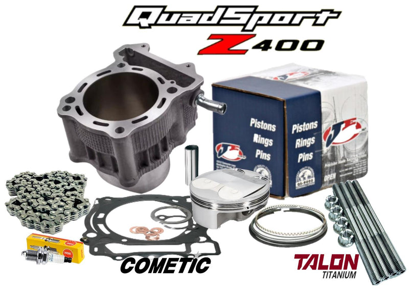 Best Kawasaki KFX400 Big Bore Kit 94mm +4 Cylinder Piston 434cc Assembly