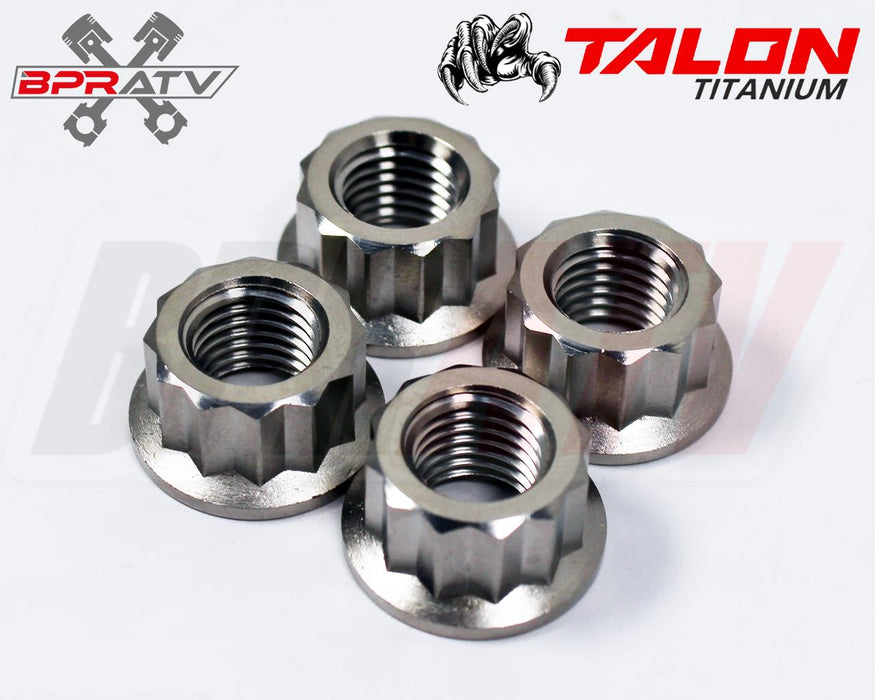 Banshee Stock Head Nuts TITANIUM Replacement Nut Kit For OEM Cylinder Head Nuts