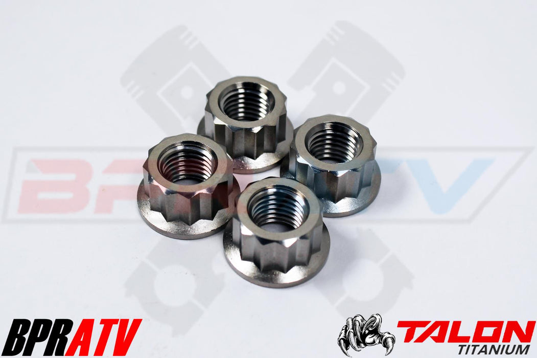 Banshee Stock Head Nuts TITANIUM Replacement Nut Kit For OEM Cylinder Head Nuts