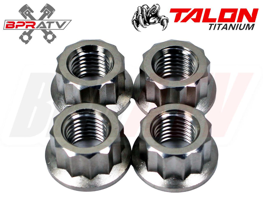 Banshee Stock Head Nuts TITANIUM Replacement Nut Kit For OEM Cylinder Head Nuts