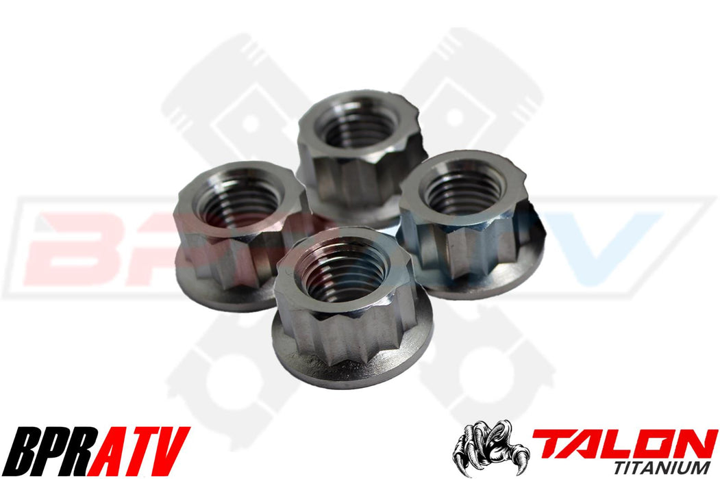 Banshee Stock Head Nuts TITANIUM Replacement Nut Kit For OEM Cylinder Head Nuts