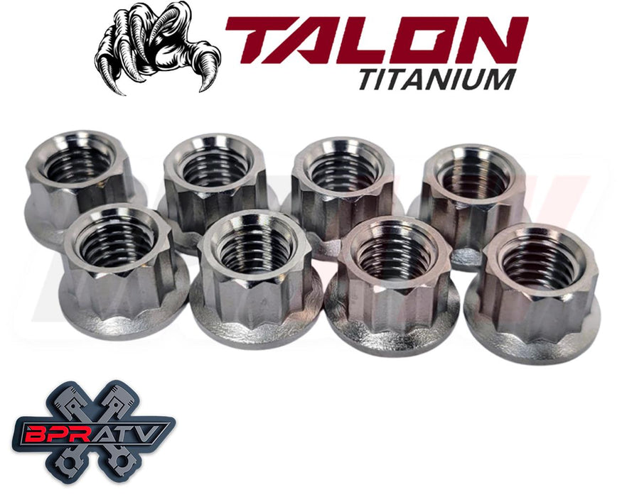 Banshee Stock Head Nuts TITANIUM Replacement Nut Kit For OEM Cylinder Head Nuts