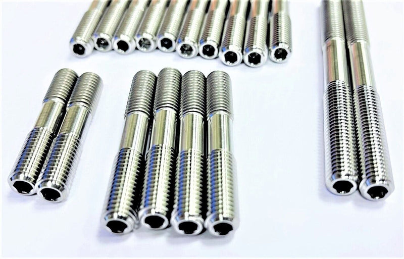 Banshee 392 421 Cub TITANIUM Bolt Stud Kit Cases Cylinder Head Studs Bolts Set