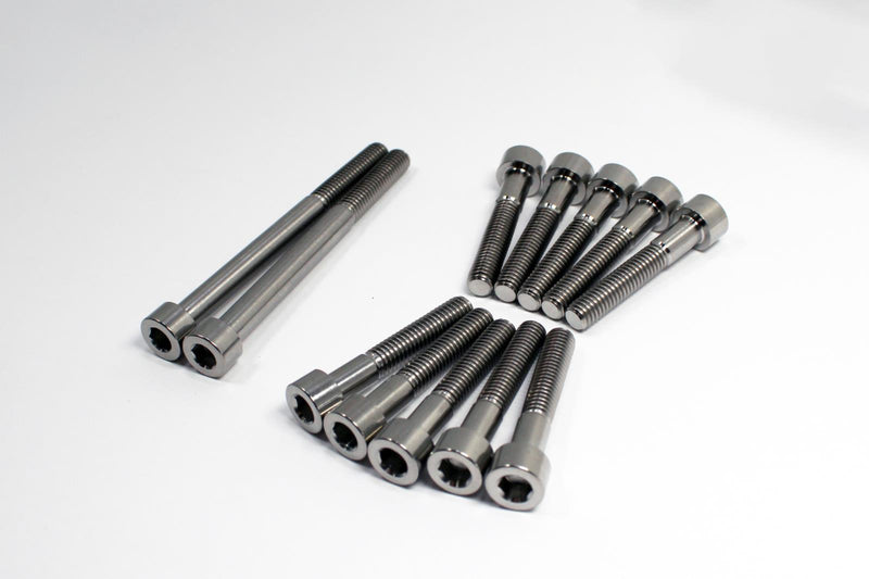 Banshee 521 Super Cub TITANIUM Bolt Stud Kit Cases Cylinder Head Studs Bolts Set