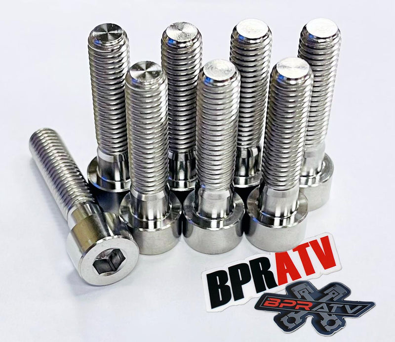 Banshee 521 Super Cub TITANIUM Bolt Stud Kit Cases Cylinder Head Studs Bolts Set
