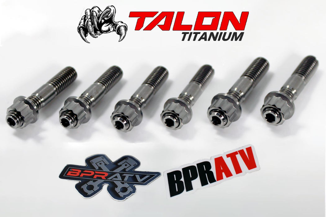 Yamaha YXZ1000R EPS SS TITANIUM Exhaust Studs Ti Head Pipe Stud Bolt Nut Kit Set