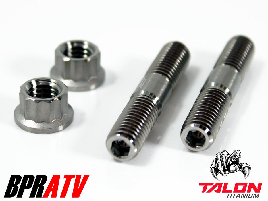 Yamaha YXZ1000R EPS SS TITANIUM Exhaust Studs Ti Head Pipe Stud Bolt Nut Kit Set