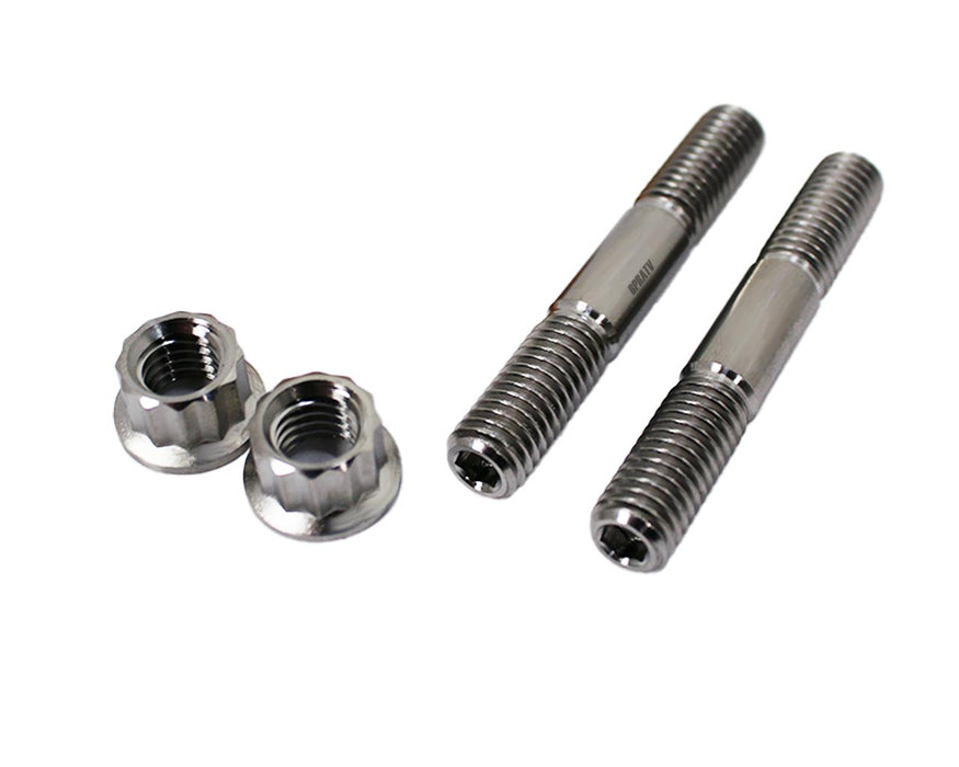 Yamaha YXZ1000R EPS SS TITANIUM Exhaust Studs Ti Head Pipe Stud Bolt Nut Kit Set