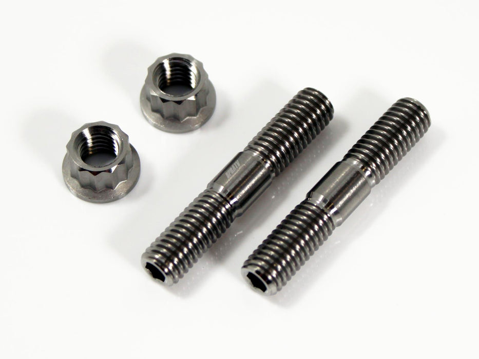 Yamaha YXZ1000R EPS SS TITANIUM Exhaust Studs Ti Head Pipe Stud Bolt Nut Kit Set