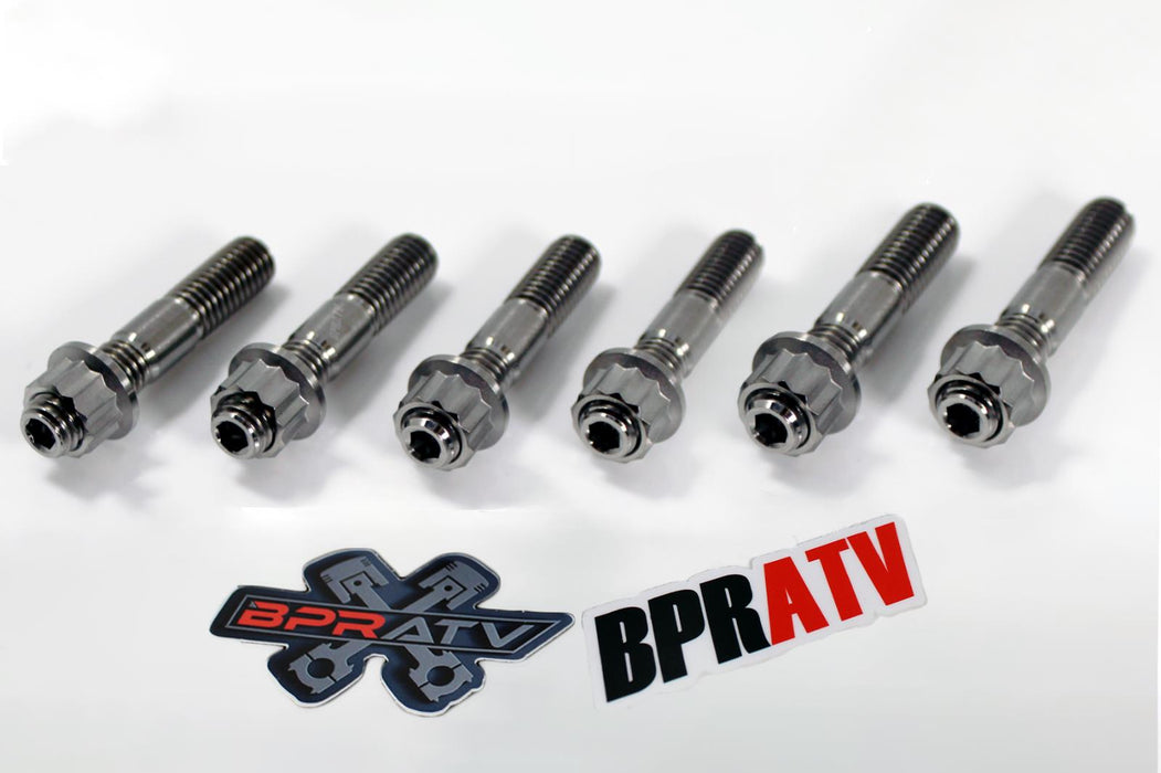 Yamaha YXZ1000R EPS SS TITANIUM Exhaust Studs Ti Head Pipe Stud Bolt Nut Kit Set