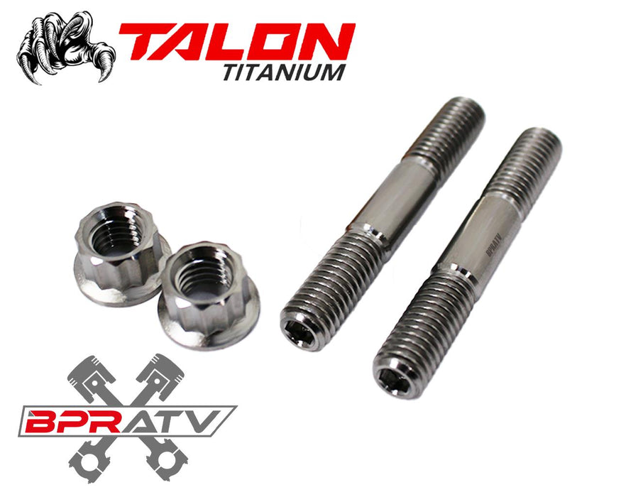Yamaha YXZ1000R EPS SS TITANIUM Exhaust Studs Ti Head Pipe Stud Bolt Nut Kit Set