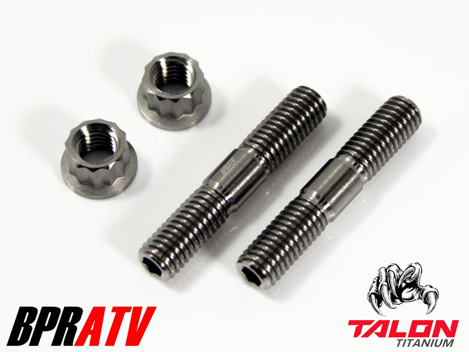 Yamaha YXZ1000R EPS SS TITANIUM Exhaust Studs Ti Head Pipe Stud Bolt Nut Kit Set