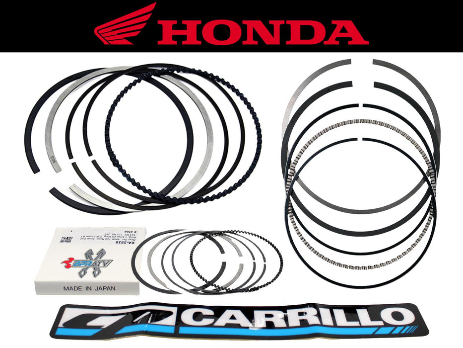 '06+ Honda TRX450R TRX 450R 450ER Stock 96mm Bore CP Carrillo Piston Rings Only