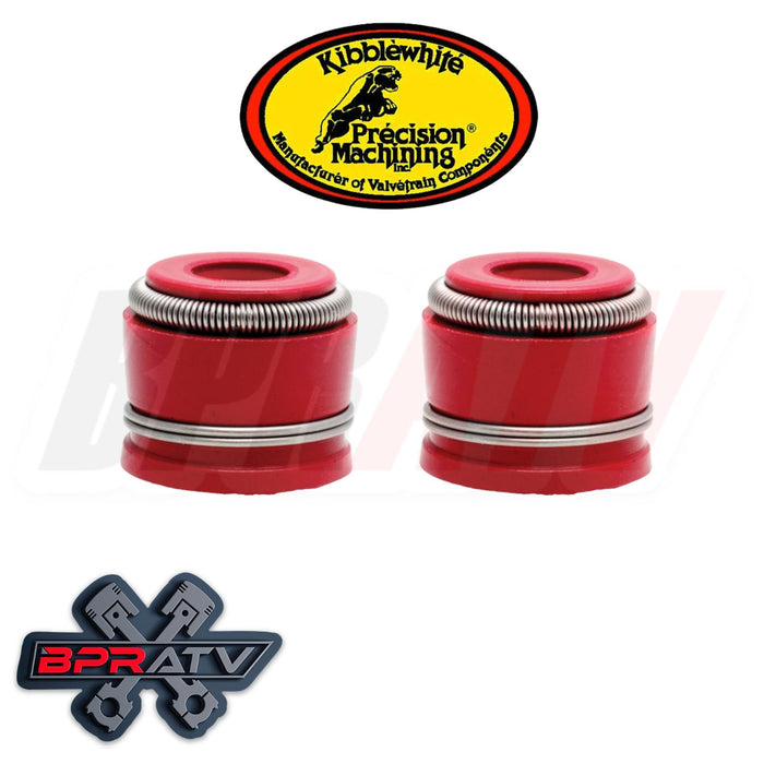 Polaris Sawtooth 200 Kibblewhite RED Viton Valve Stem Seals Seal (Set of TWO 2)