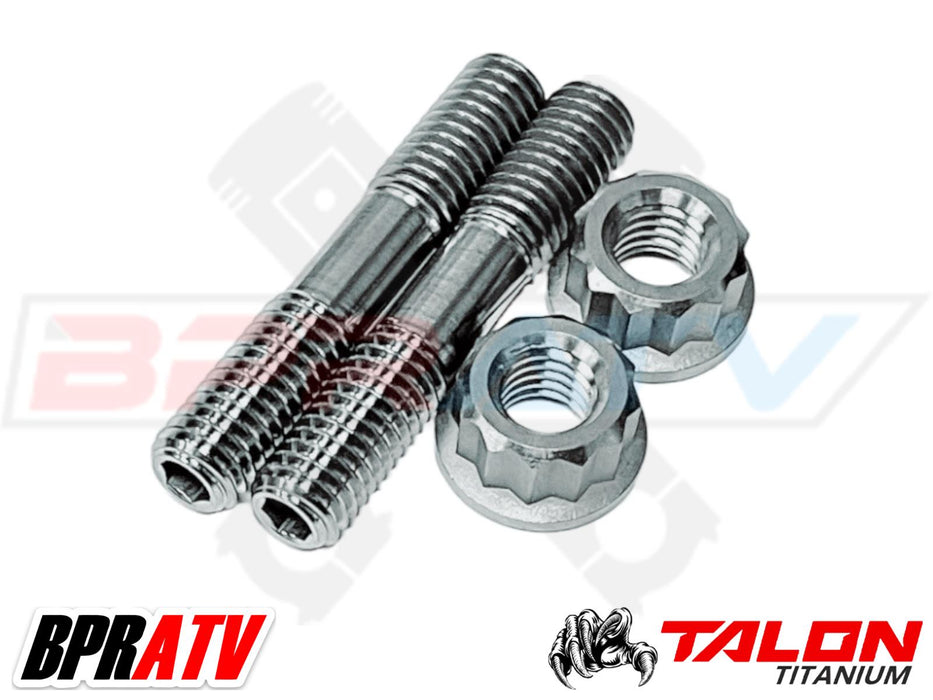 Suzuki LTR450 LTR 450 BPR ATV Titanium Heavy Duty Exhaust Head Pipe Studs Bolts