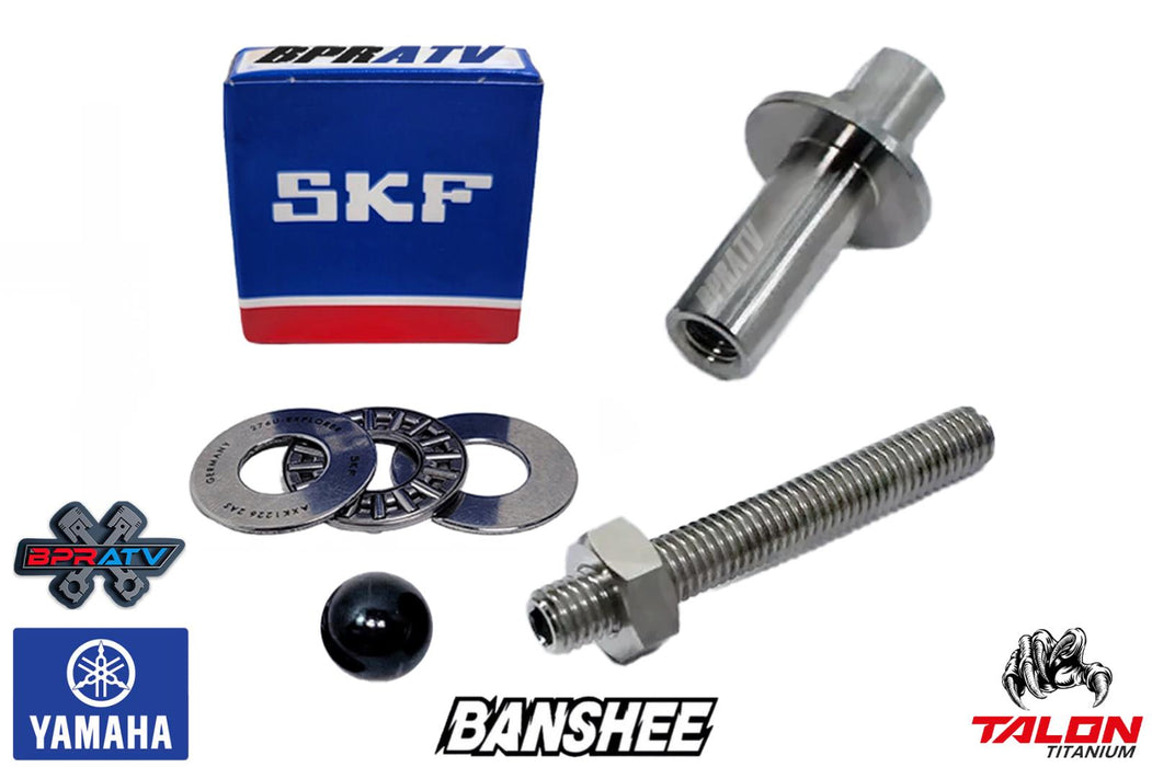 Banshee Sure Shift Clutch Kit TITANIUM Clutch Pusher Ceramic Ball Bearing Ti Nut