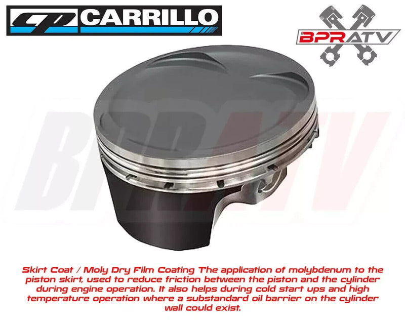 CP-Carrillo 19-23 Kawasaki KX450 KX 450 13.5 96mm Coated Race Forged Piston Kit