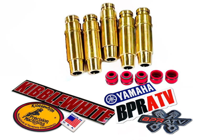 03-09 Yamaha YZ450F YZ 450F Kibblewhite Head Intake Exhaust Valve Guides Seals