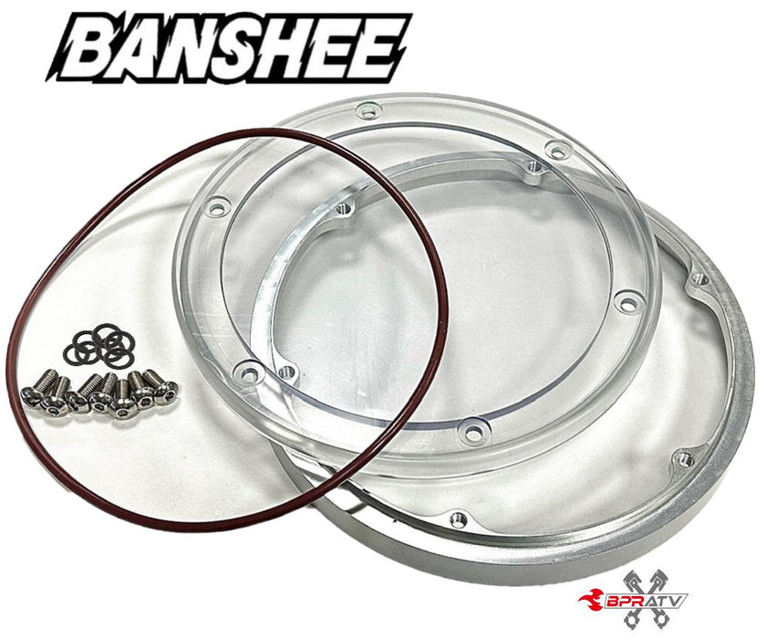 Yamaha Banshee 350 See Thru Clutch Cover MOD Quick Change Easy Replace Lexan Kit