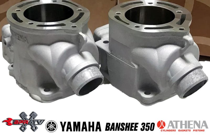 Yamaha Banshee Athena 400cc 68mm Cylinders WISECO Pistons Pro Design Head Domes