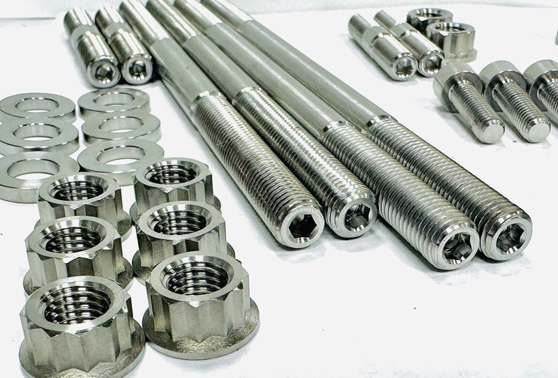 Yamaha 90109-09003-00 TITANIUM Cylinder Head Stud Bolt Kit 15+ Raptor Viking 700