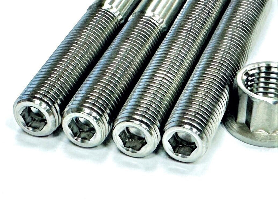 Polaris 3084875 Cylinder Stud Bolts TITANIUM Studs 12 Point Nuts Kit Heavy Duty