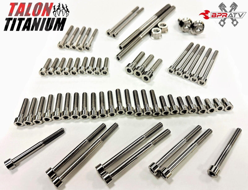 YFZ450R Titanium Bolt Kit Left Right Case Water Oil Pump Cover Lightweight Ti