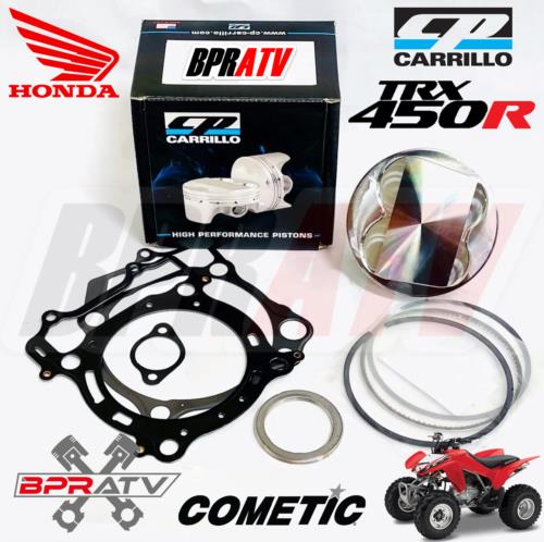 06+ Honda TRX450R TRX 450R Hotrods Crank 96mm CP 12.5:1 Piston Gaskets Rebuild