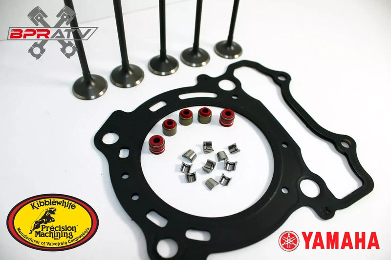 01-13 YZ250F YZ 250F Intake Exhaust Valves Kit Gasket KIBBLEWHITE Seals Keepers