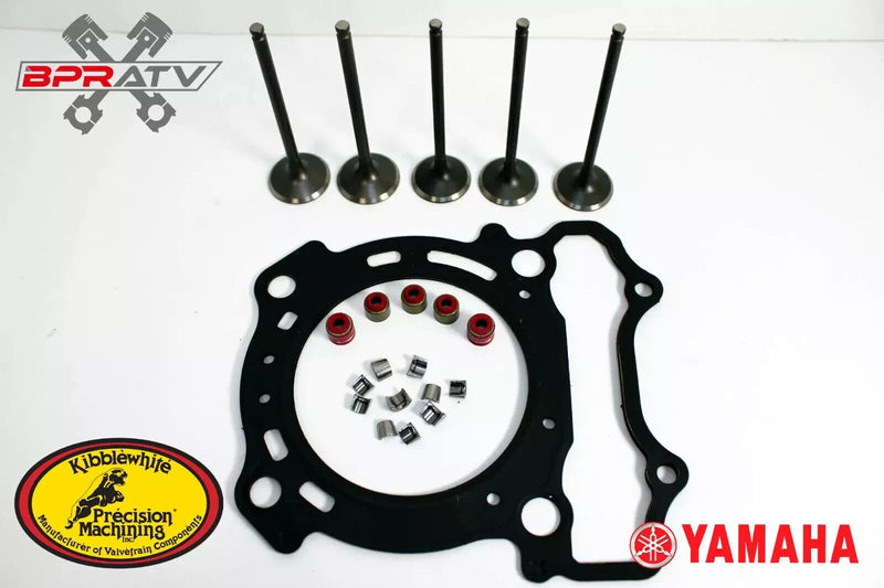 01-13 YZ250F YZ 250F Intake Exhaust Valves Kit Gasket KIBBLEWHITE Seals Keepers