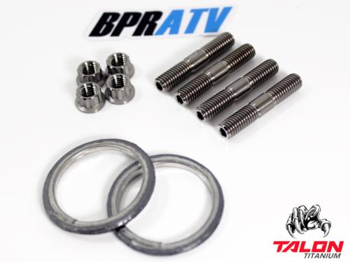 Can-Am Commander 800 1000 Exhaust Repair Kit BPRATV Titanium Studs Nuts & Gasket