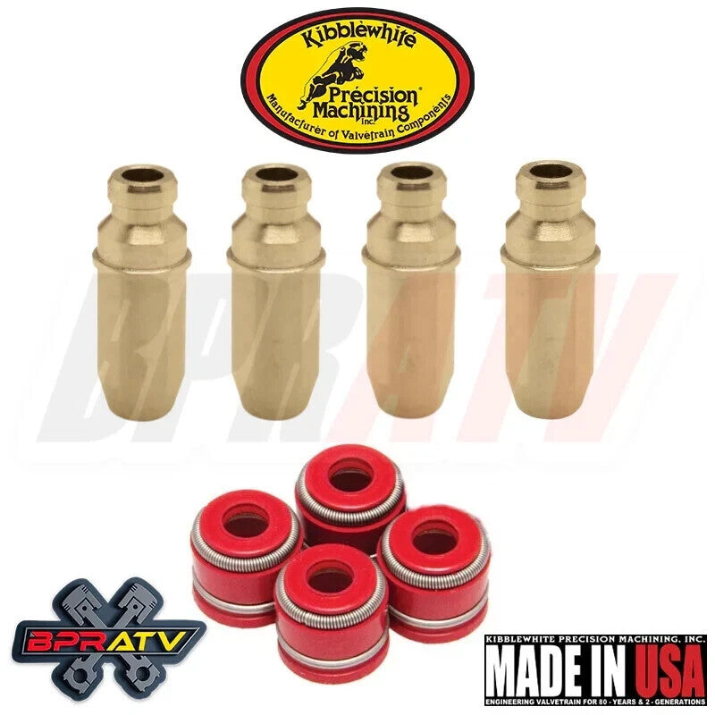 Honda CRF250R Kibblewhite Valve Guide Guides KPMI RED Viton Seals 2010-2015 USA