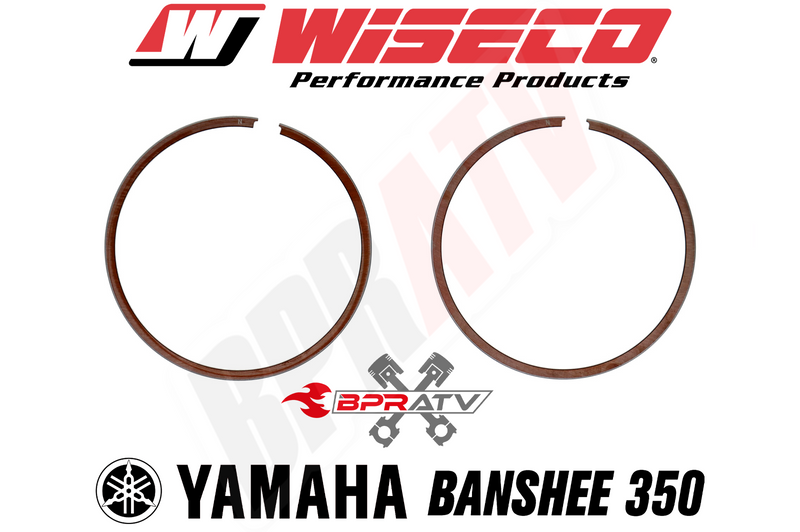 Banshee 350 64.50mm Bore Wiseco Piston Rings Rebuild Set 2539CD (Pair) Set Of 4
