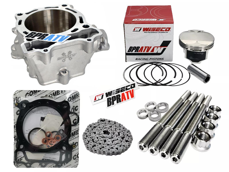 YFZ450 YFZ 450 Big Bore Kit 98mm 480cc Cylinder Top End Rebuild Kit & Head Studs