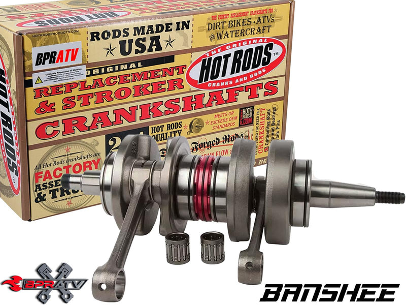Banshee Wiseco Stroker Complete Bottom End Motor Rebuild Kit +4mil Hotrods Crank