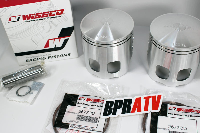 Banshee Big Bore Long Rod Stroker Pistons 66mm Wiseco 795 Series 4mm 4 mil +2mm