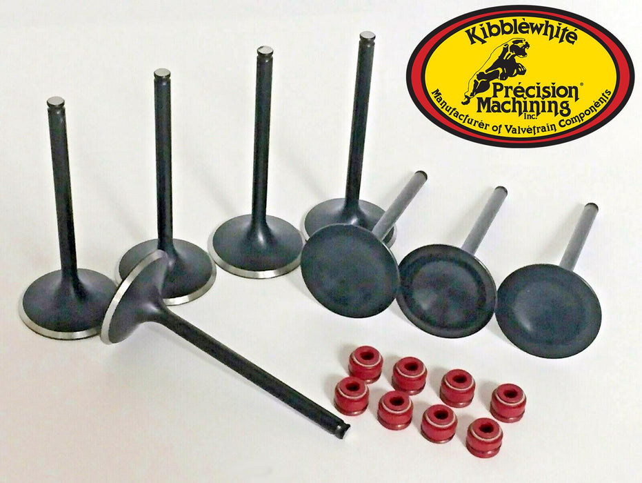 Prairie KFX KVF 700 Kibblewhite Valves Valve Stainless Black Diamond & RED Seals