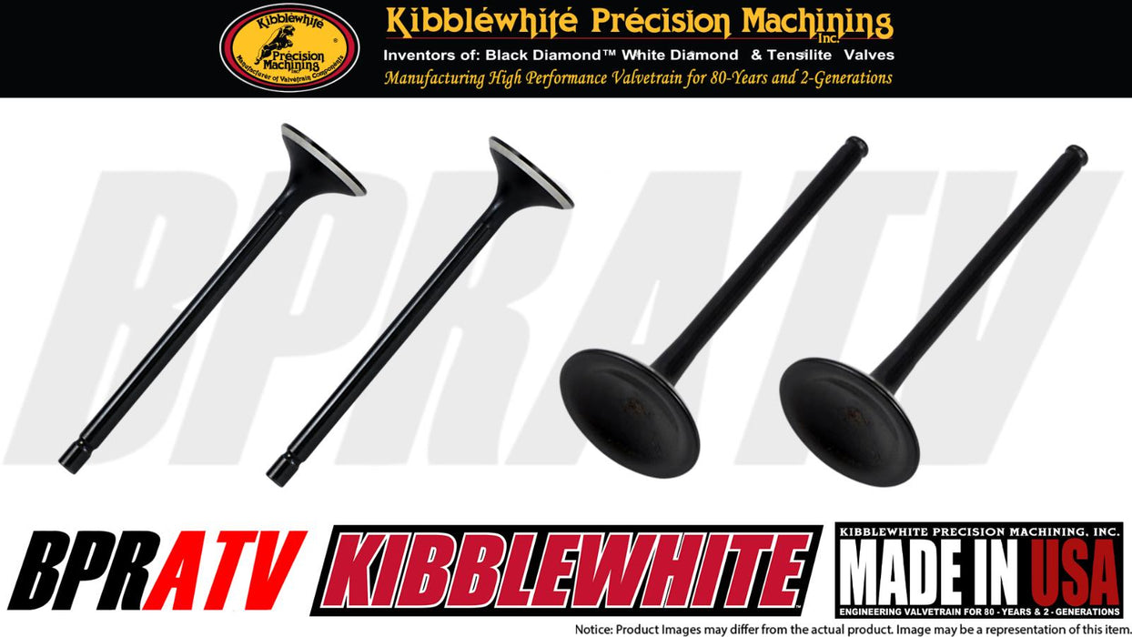 Kawasaki KFX700 KFX 700 OEM Replacement Kibblewhite Intake ONLY Valves RED Seals