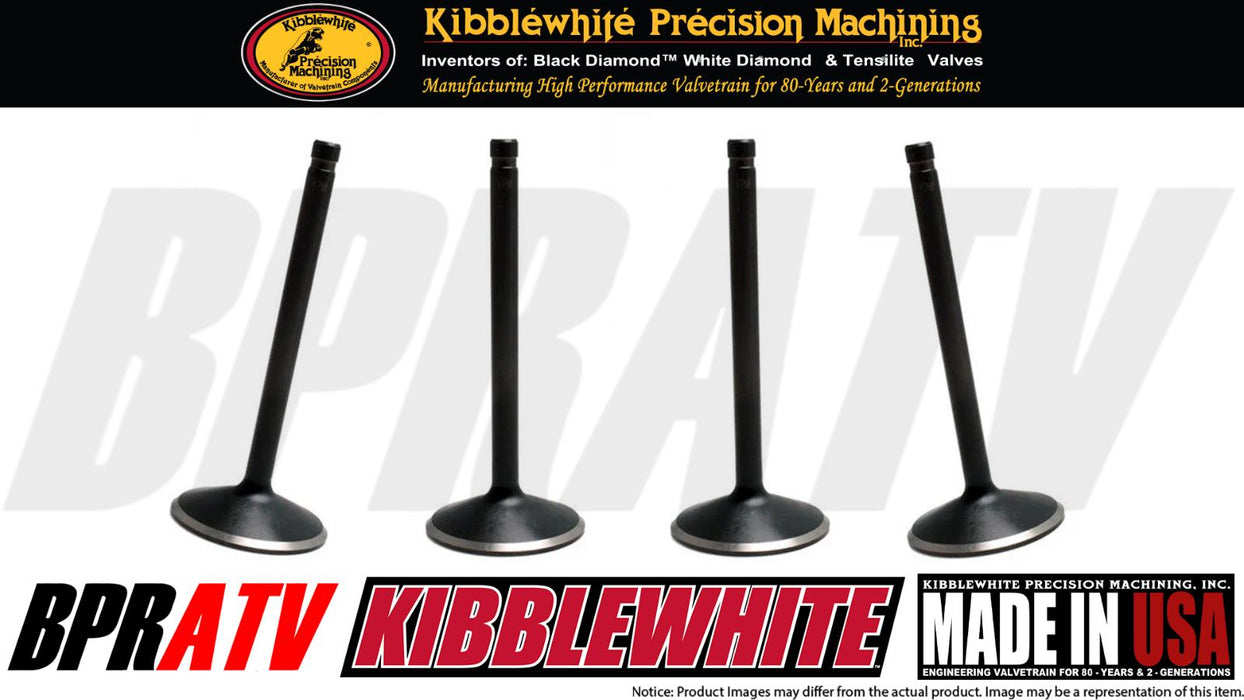 Prairie KFX KVF 700 Kibblewhite Valves Valve Stainless Black Diamond & RED Seals