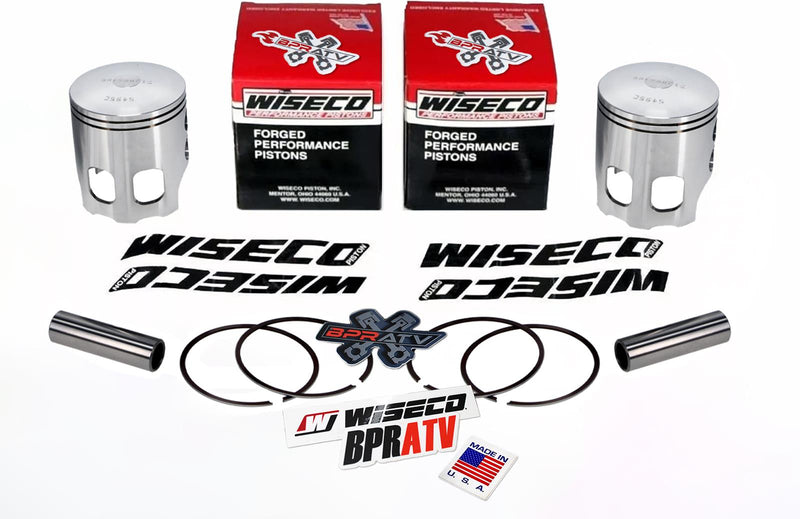 Banshee 421 Cub Serval Wiseco Pistons 68mm Big Bore 4mm Wiseco 573M06800 Piston!