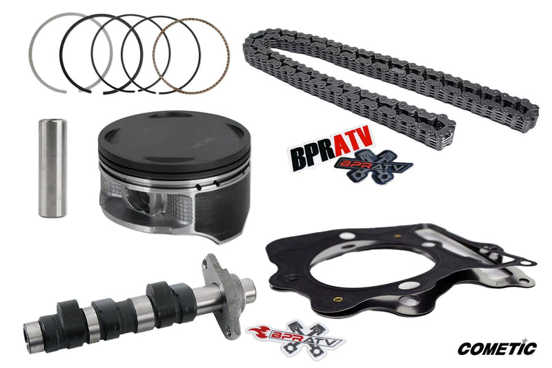 TRX 400EX 400X 440 Big Bore 89mm Cylinder Hi-Performance Cam Top End Rebuild Kit