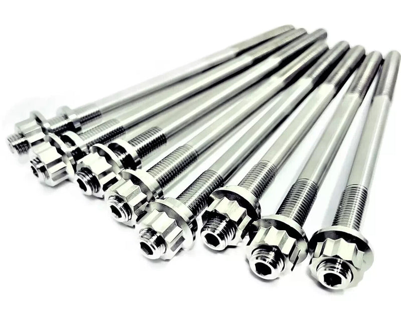 Best YXZ1000R Titanium Head Studs Ti Cylinder Stud Bolt Upgrade Kit 90119-10004